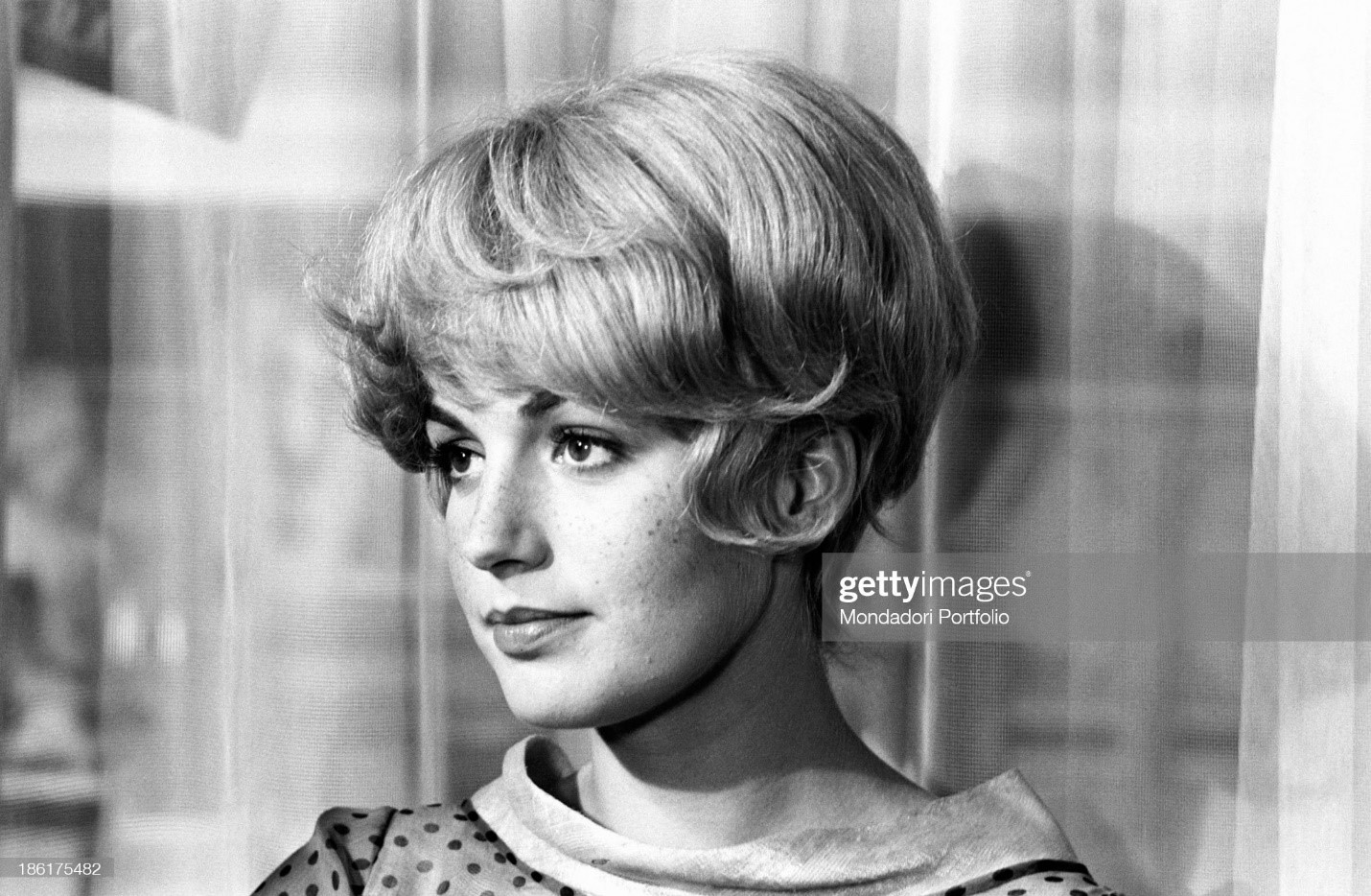 Portrait of French-born Italian actress Catherine Spaak in Rome in 1966. 