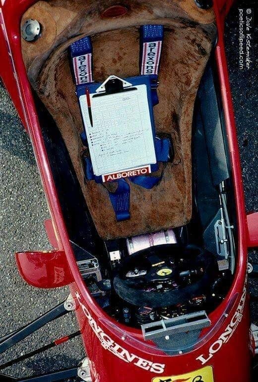 Michele Alboreto’s Ferrari.