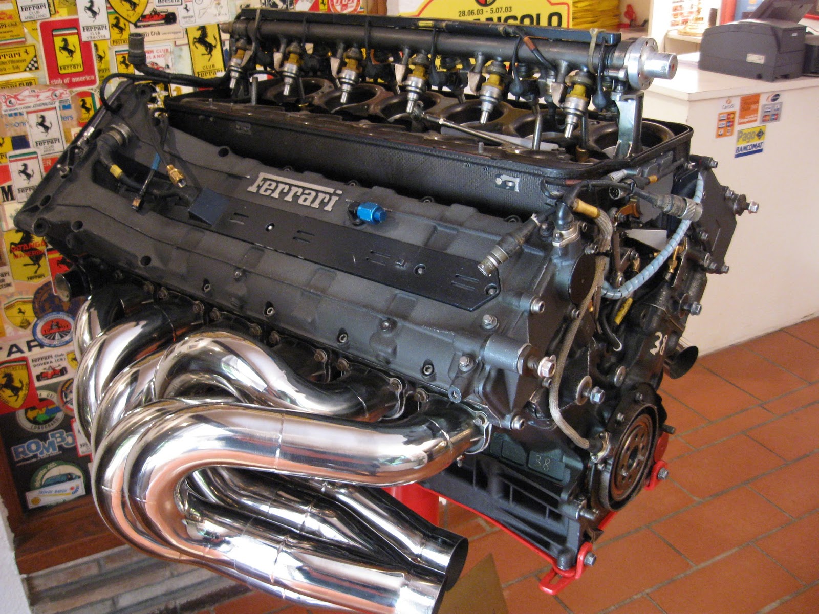Picture of Ferrari engine