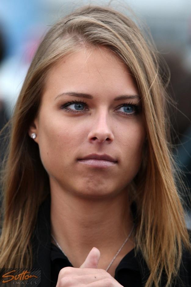 Dasha Kapustina, girlfriend of Fernando Alonso.