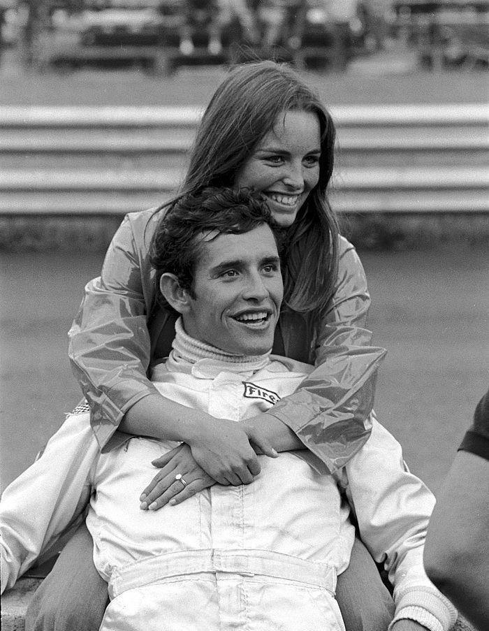 Jackie Ickx and his wife Catherine.