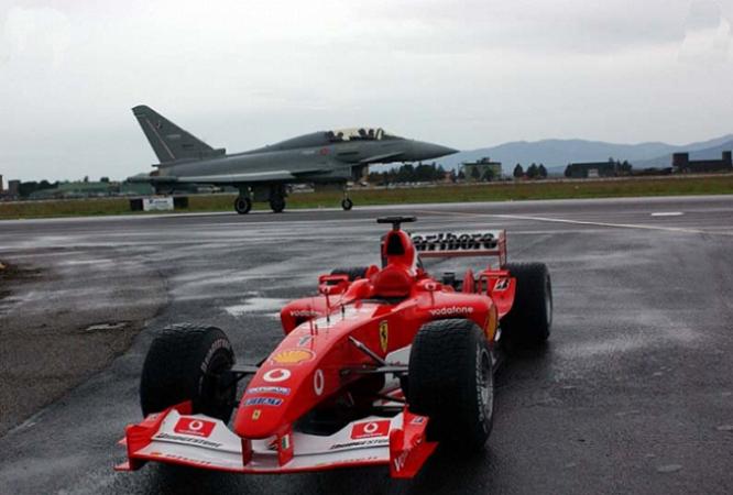 Ferrari versus Eurofighter, 2003.