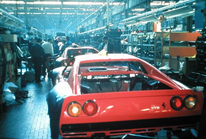 Ferrari factory about 30 years ago.