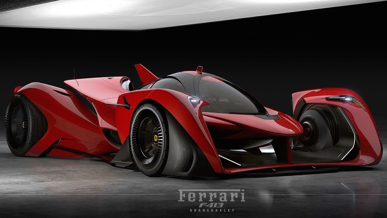 A futuristic Ferrari.
