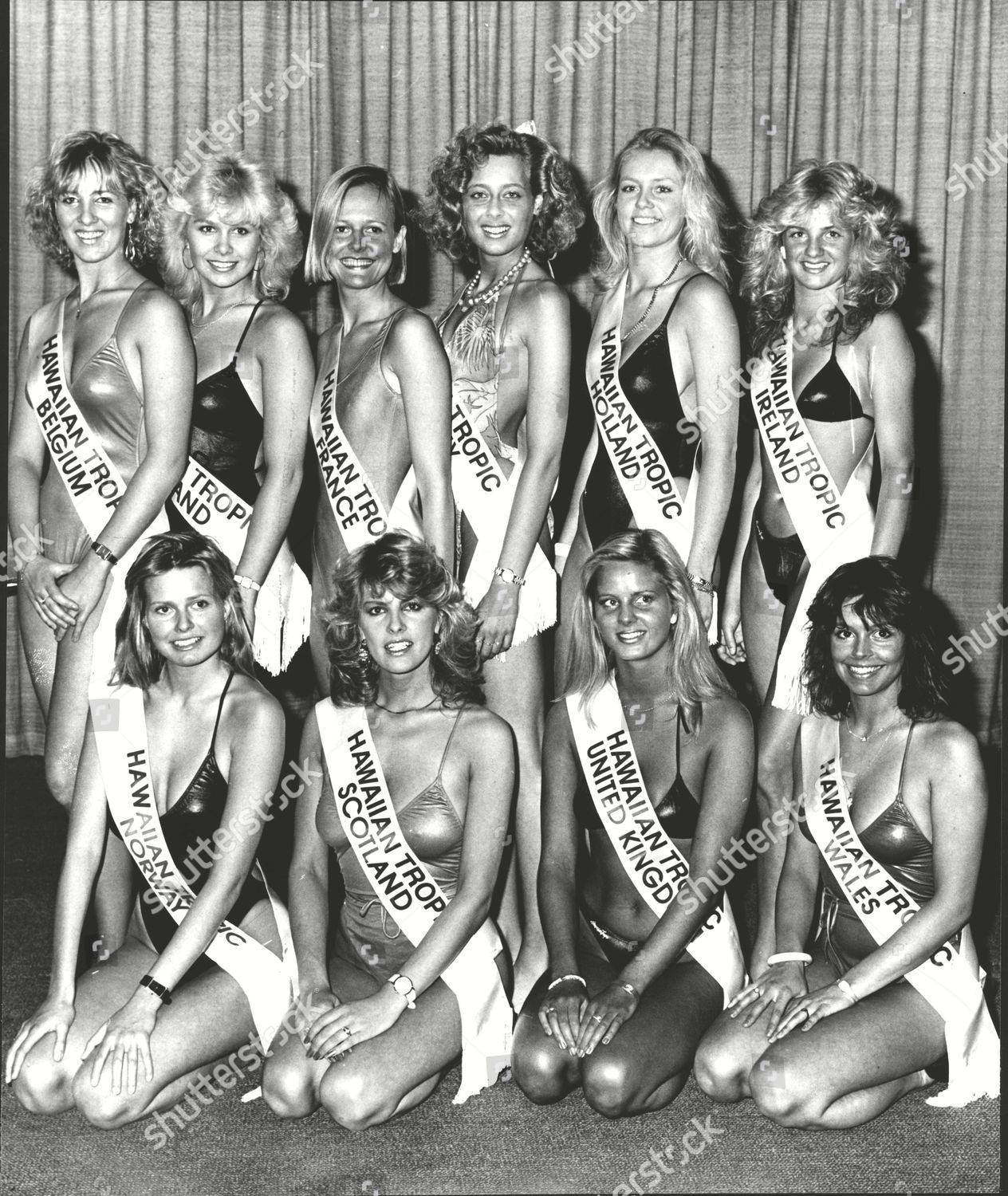 The Miss Hawaiian Tropic International Beauty Contest. 