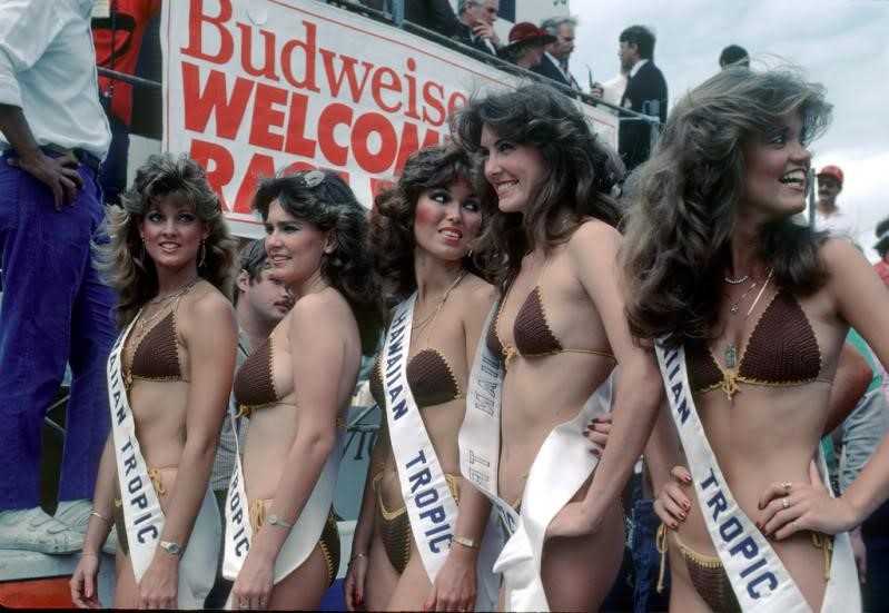 Miss Hawaiian Tropic contestants in 1983.