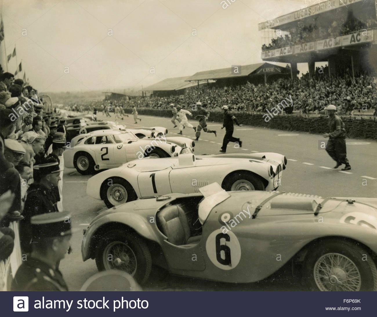 The traditional start of the 24 Hours of Le Mans. 