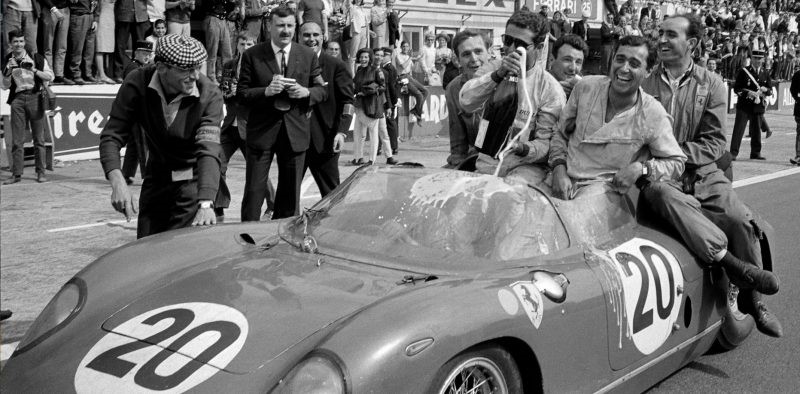 A celebration at Le Mans.