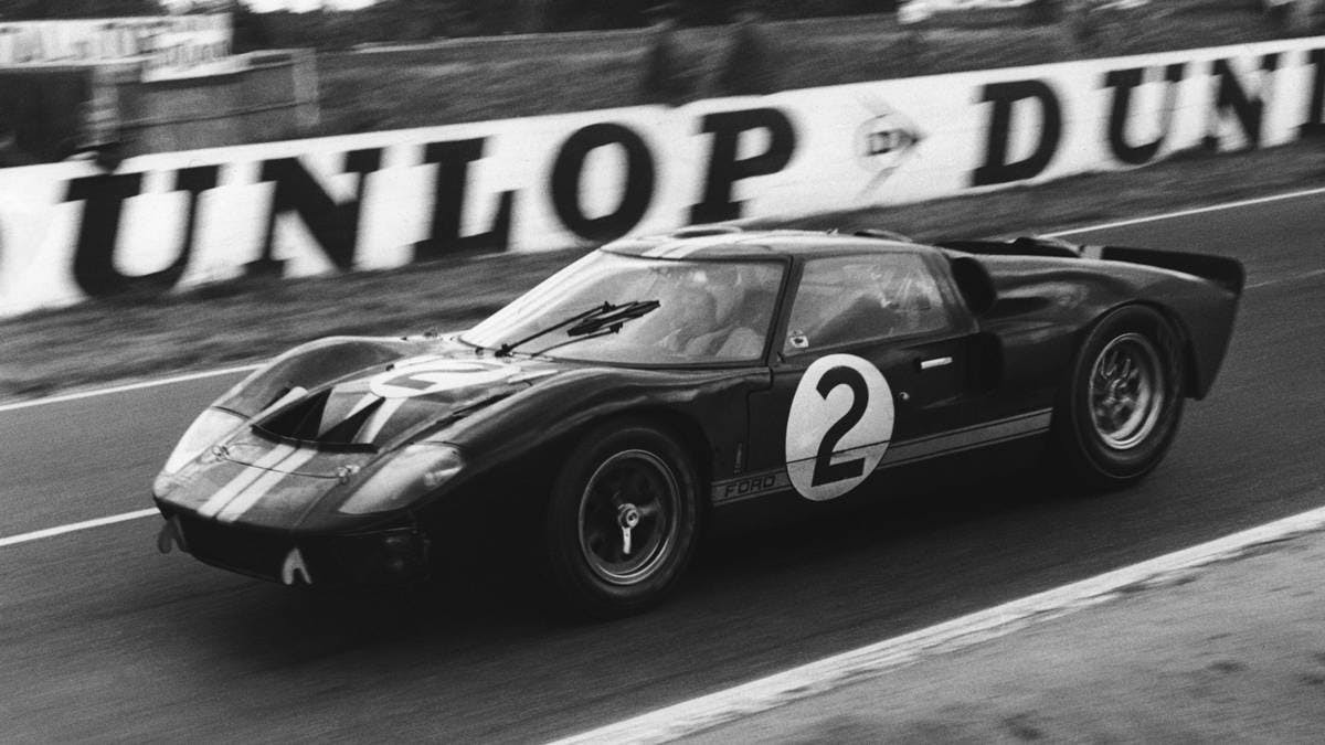 The Number 2 Ford GT, the winner of the 1966 24 Hours of Le Mans.