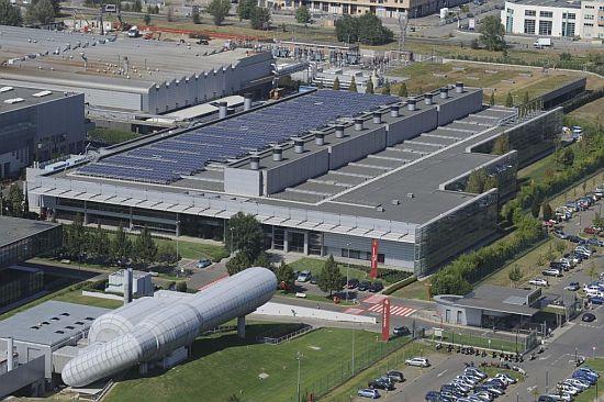 Photo of a Ferrari factory
