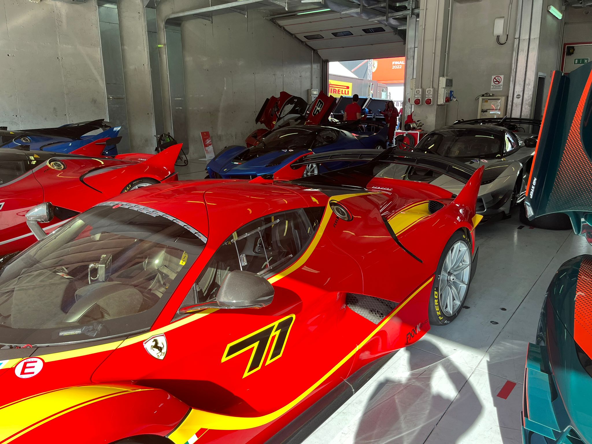 Some Ferraris.