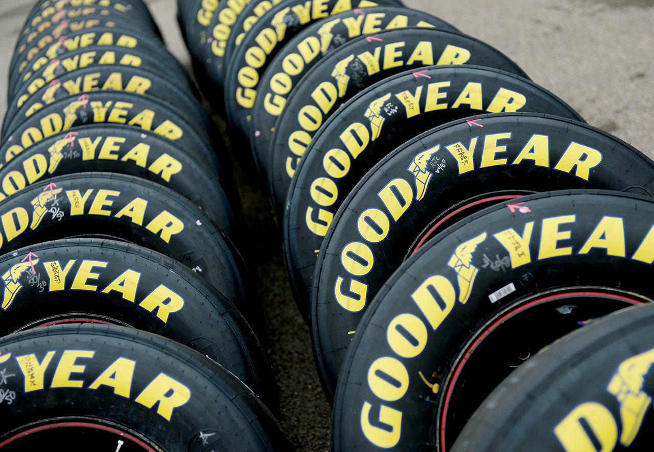 Goodyear tyres.