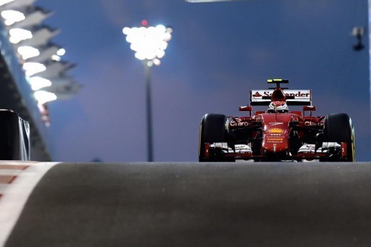 A Ferrari F1 in action.