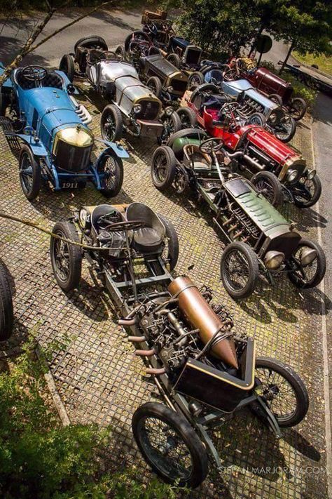 Some very old cars.