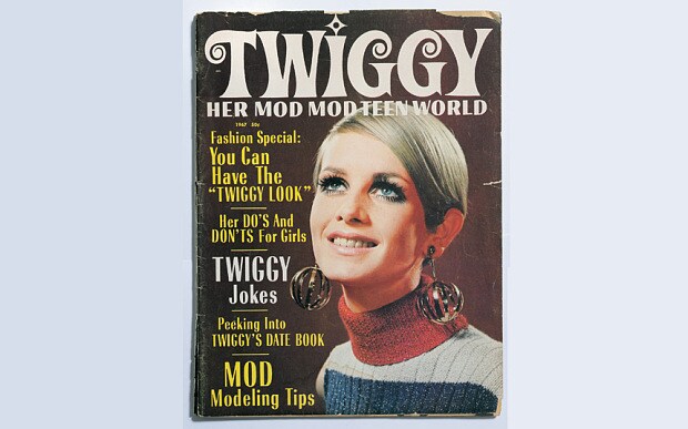 Known for the thin silhouette, androgynous look and wide, doe-like eyes, Twiggy became one of the first true international supermodels and fashion icon for teens in the 60s.