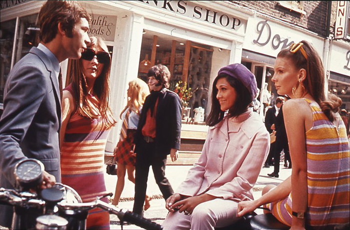 Girls in Carnaby street, circa in 1966.