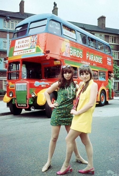 Swinging London fashion, 1967.