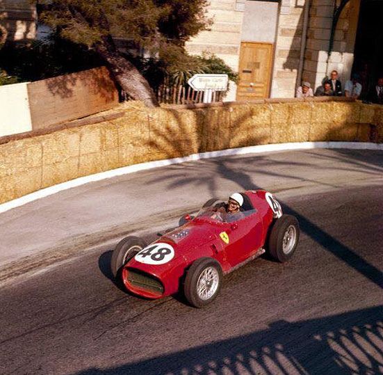 A Ferrari in action in Monaco.
