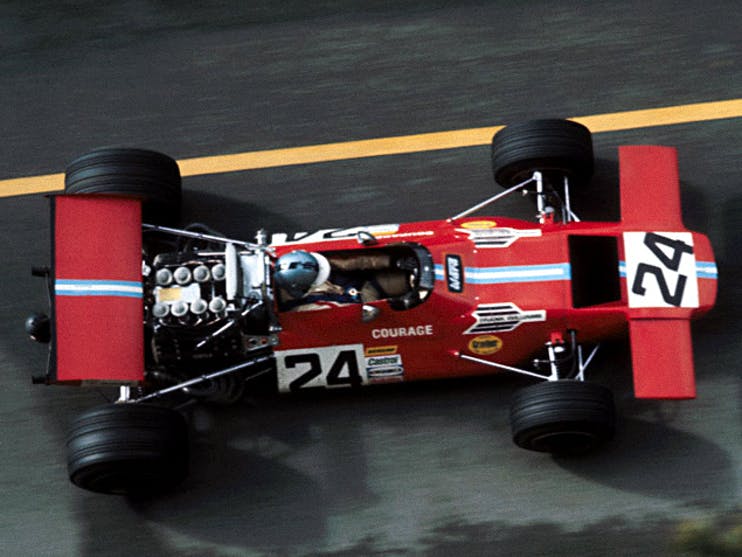Piers Courage, De Tomaso Williams, in 1970.