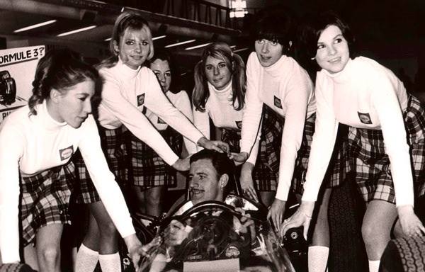 Graham Hill and some girls.