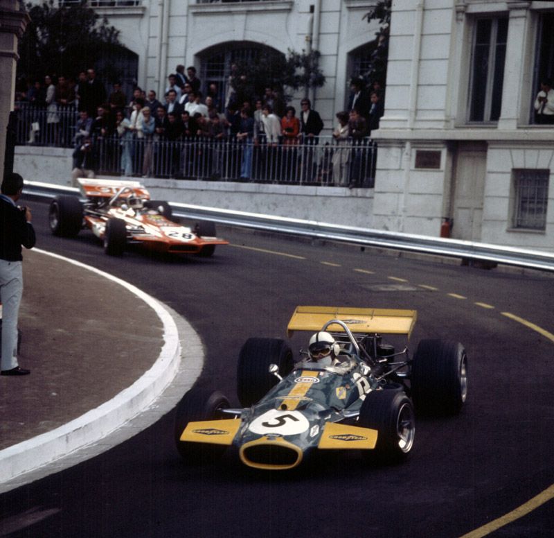 Sir Jack Brabham at the Monaco Grand Prix on 10 May 1970.