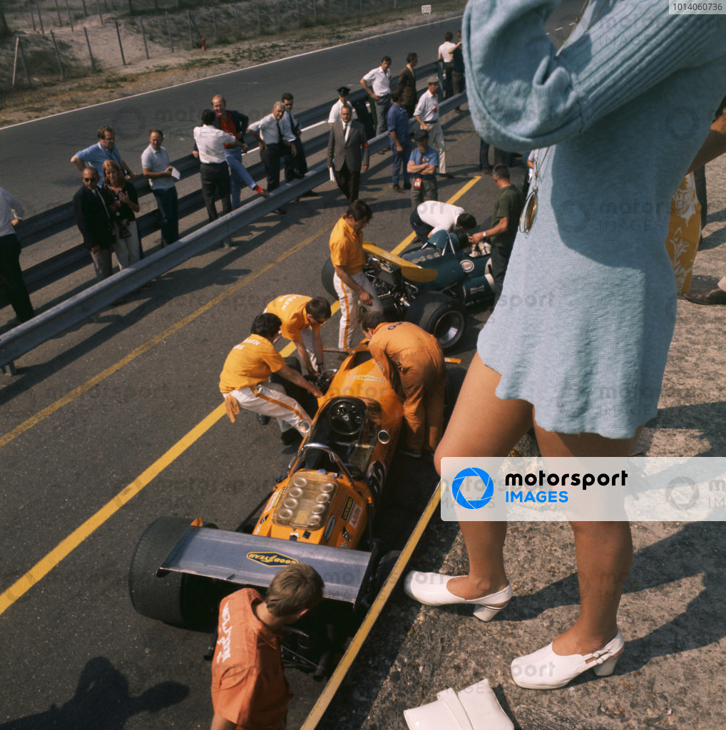 Andrea de Adamich at the Dutch Grand Prix in Zandvoort on 21 June 1970.