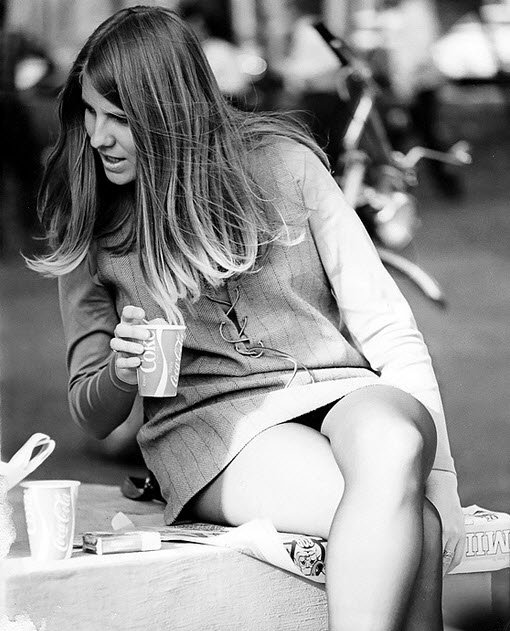 A girl in Daytona in 1971.