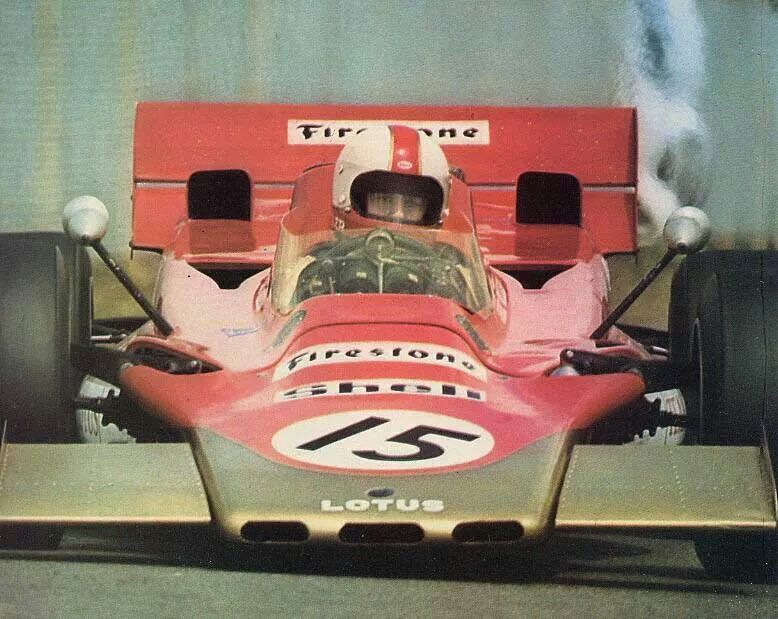Dave Walker, Lotus 56B Pratt and Whitney, in 1971.
