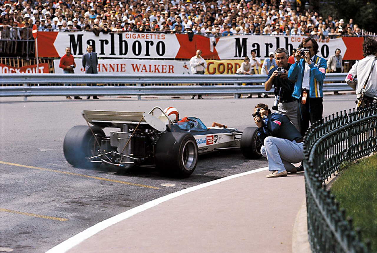 Rolf Stommelen, Surtees Ford, at the Monaco Grand Prix on May 23, 1971.