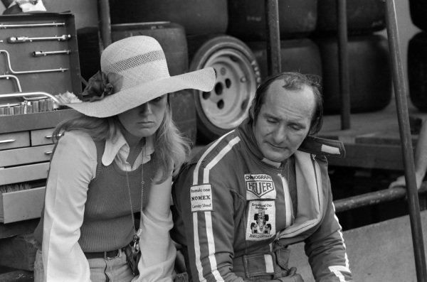 Mike Hailwood at the Spanish Grand Prix in Montjuich on 29 April 1973.
