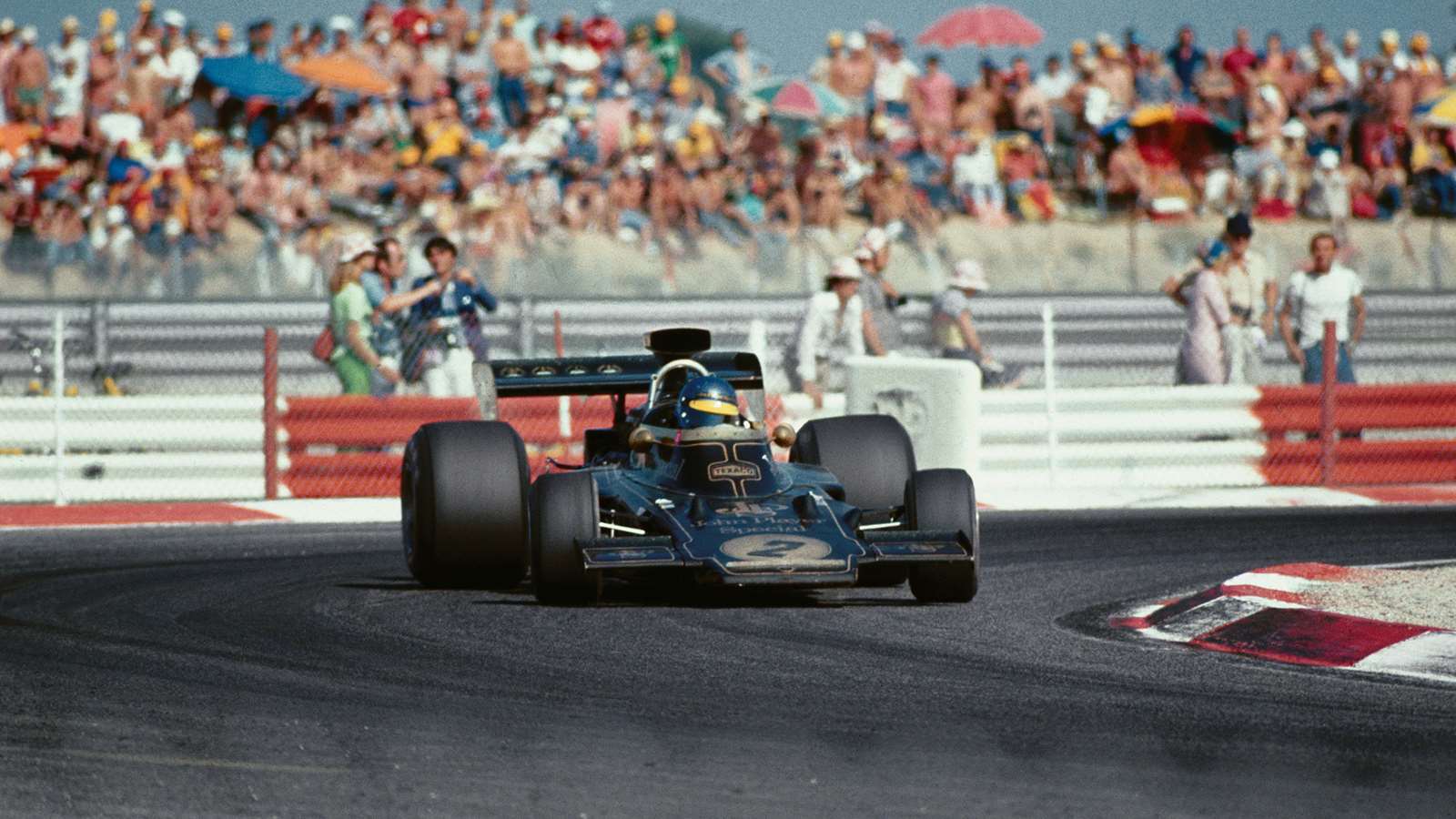 Ronnie Peterson, Lotus 72 Ford, at the French Grand Prix in Paul Ricard on July 01, 1973. 