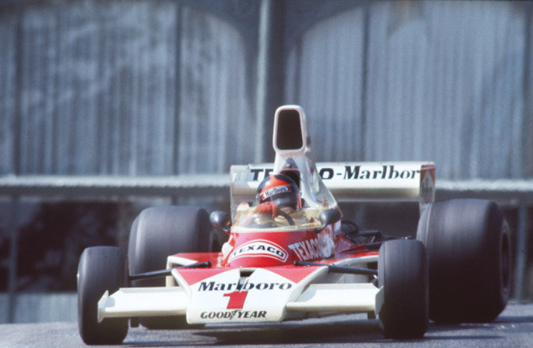 Emerson Fittipaldi, McLaren M23, at the Monaco Grand Prix on 11 May 1975.