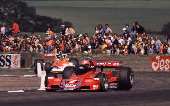 Rolf Stommelen, Brabham, in 1976.
