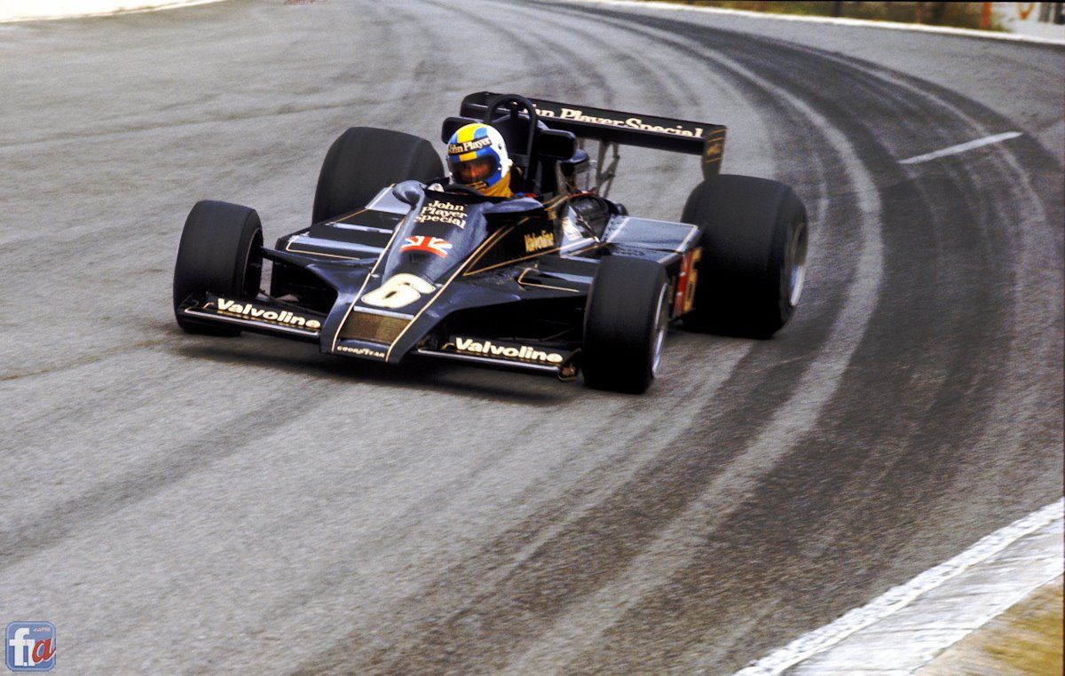 Gunnar Nilsson with the Lotus 78, on the edge as usual at South Africa on 05 March 1977.