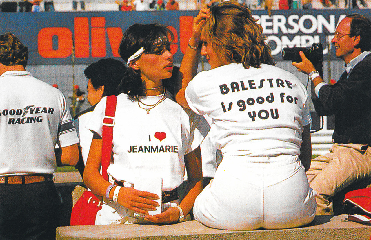 Jean-Marie Balestre female fans, maybe in the 80s.