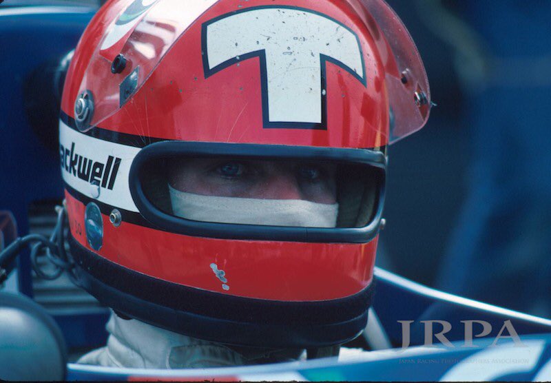 Mike Thackwell raced in F1 in 1980 and 1984 with his very distinctive helmet design. He was the last Kiwi in F1 before Brendon Hartley.