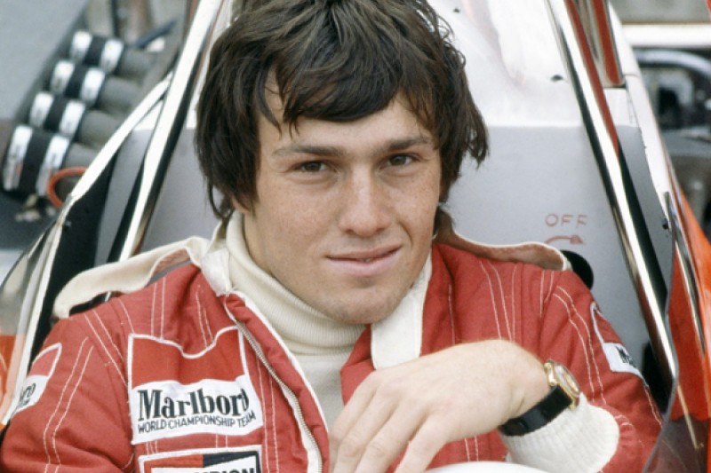 Andrea de Cesaris at the Canadian Grand Prix at the Circuit Île Notre-Dame in Montreal, Quebec, on 28 September 1980. 