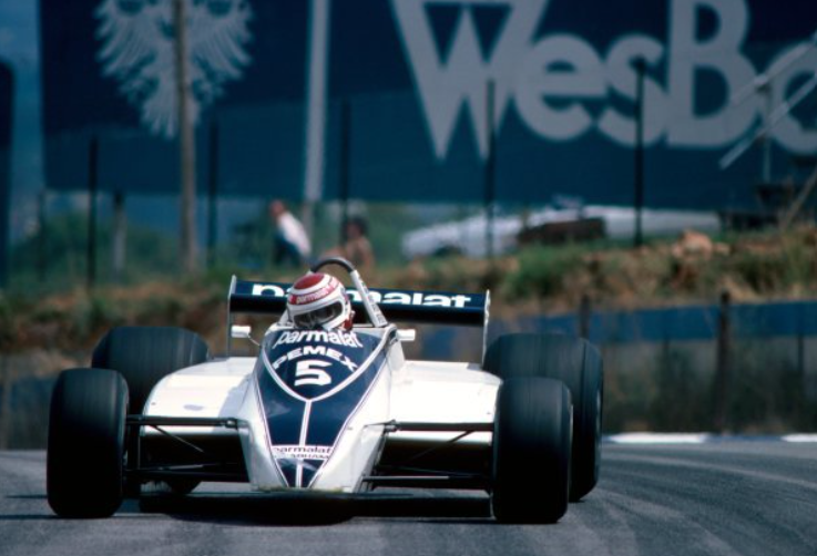 Nelson Piquet, Brabham, at the South African Grand Prix in Kyalami on 07 February 1981.