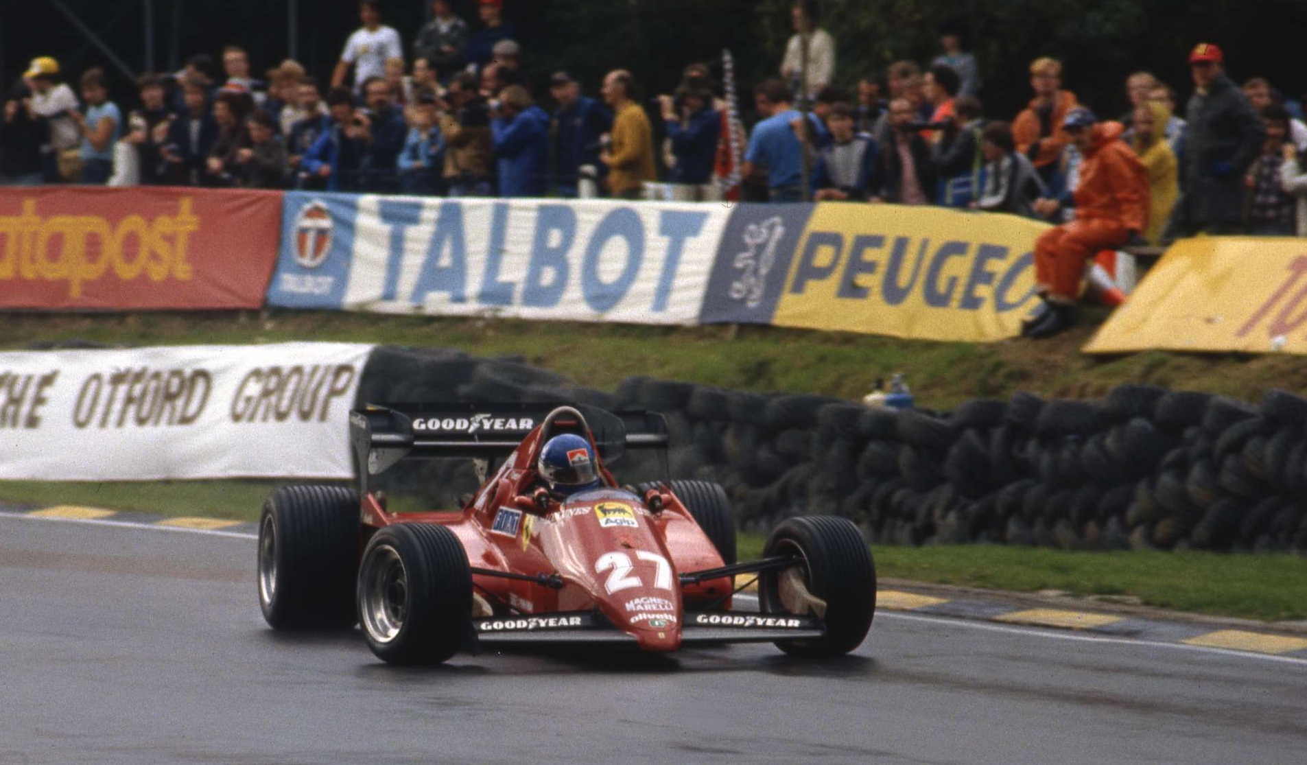 Patrick Tambay, Ferrari 126 C3, on 25 September 1983. 