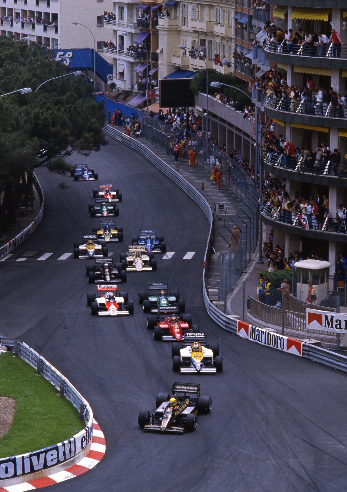 The Monaco Grand Prix in Monte Carlo on 19 May 1985.