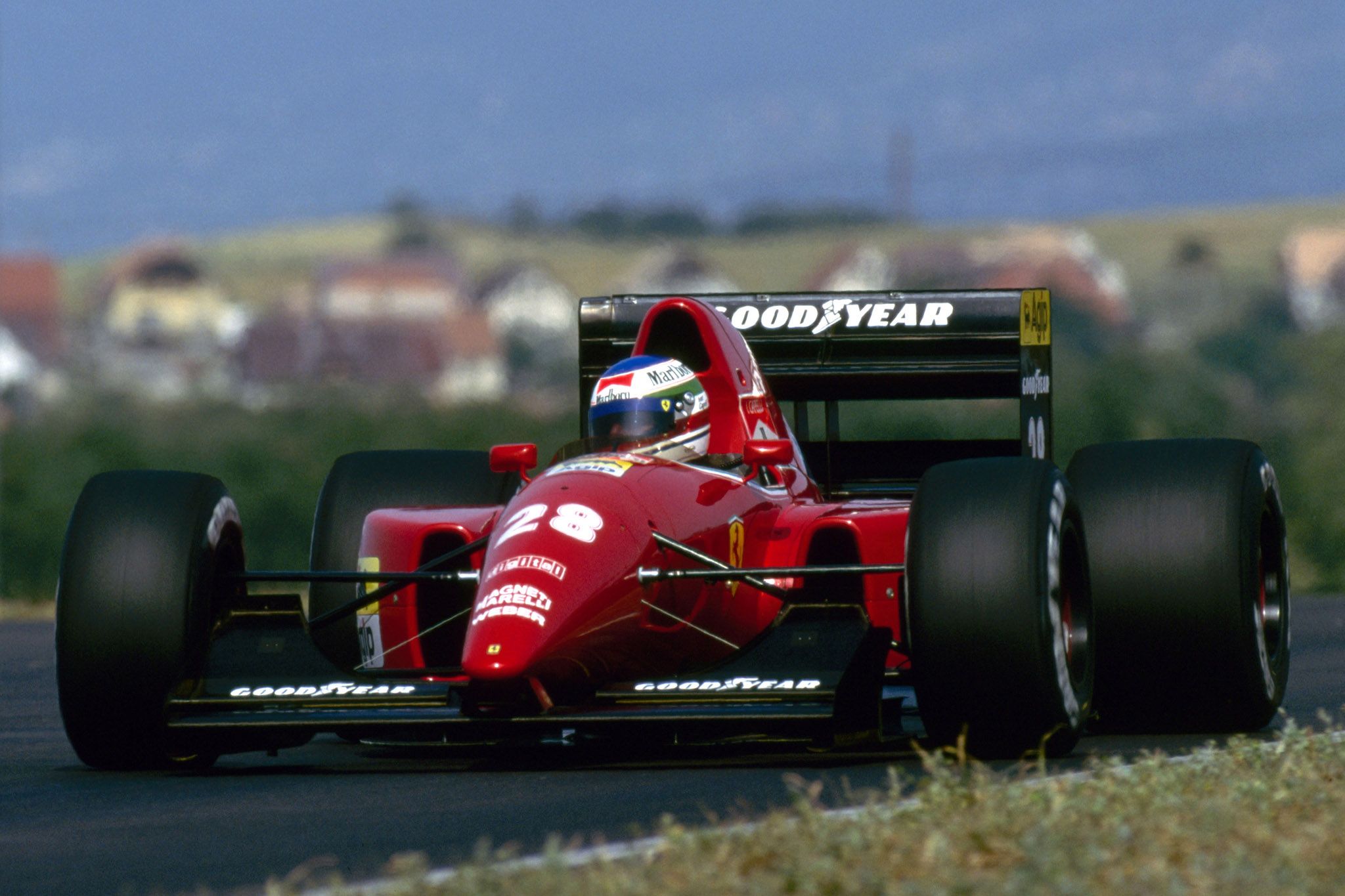 Ivan Capelli, Ferrari, in 1992.