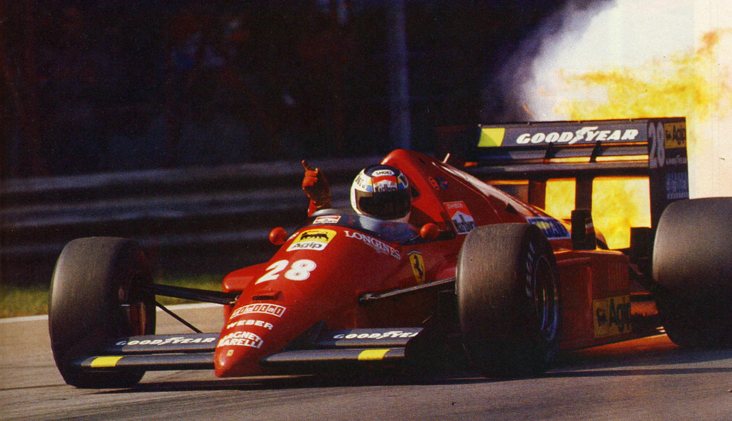 Gerhard Berger at the German Grand Prix in Hockenheim on 31 July 1994.