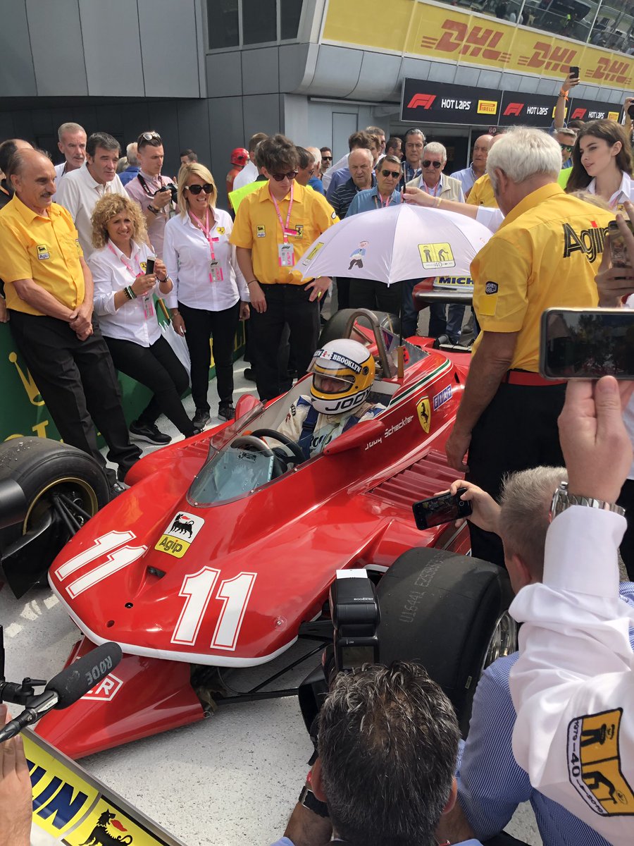 “And it’s finished! Fantastic weekend in Monza with my 1979 Ferrari 312 T4, my old mechanics and my family. Thank you Monza, thank you Italy!” These are the words of Jody Scheckter on September 06, 2019.