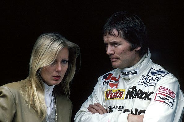 Marc Surer with his wife.