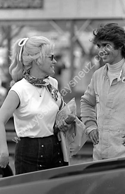 Francois Cevert and his friend Marylin.