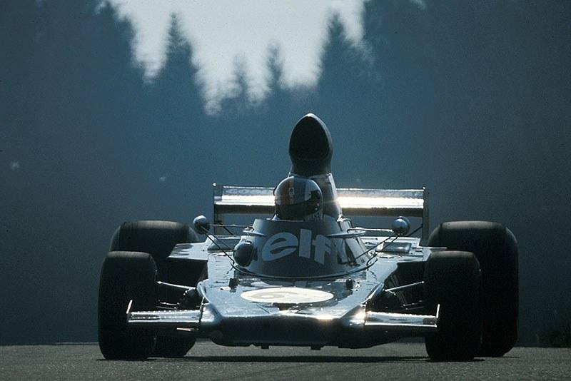 Francois Cevert on Tyrrell-Cosworth 006 at the Austrian GP on 19 August 1973.