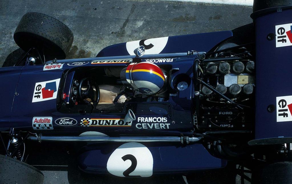 Francois Cevert, Tyrrell, in 1970.