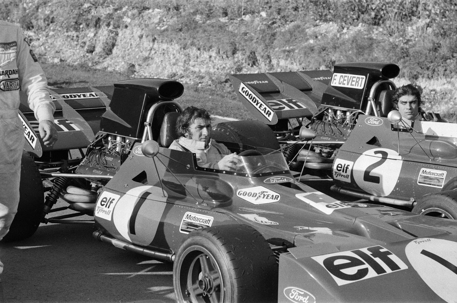 Jackie Stewart and Francois Cevert.