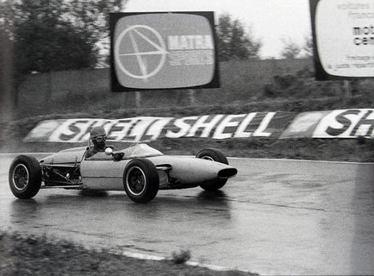 Francois Cevert driving a F3 car.