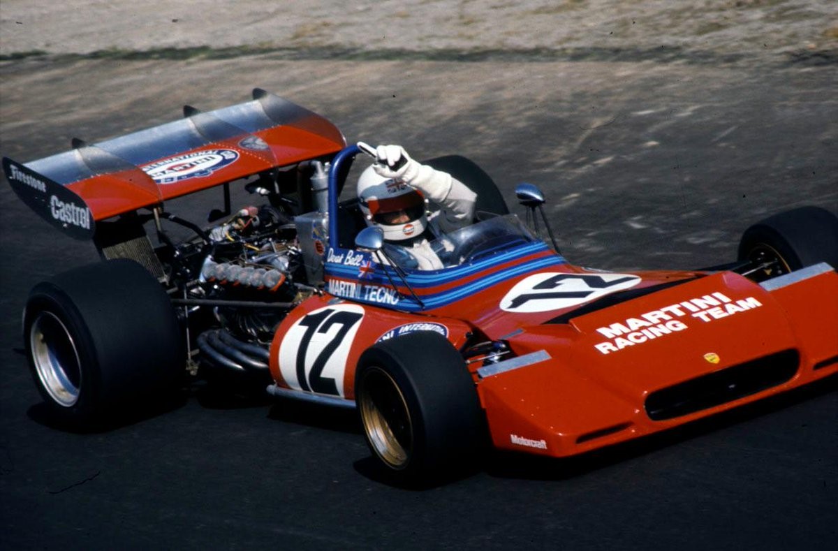 Derek Reginald Bell (GBR) (Martini Racing Team), Tecno PA123 - Tecno Series-P 3.0 F12 (DNQ) at the 1972 Italian Grand Prix, Autodromo Nazionale Monza.
